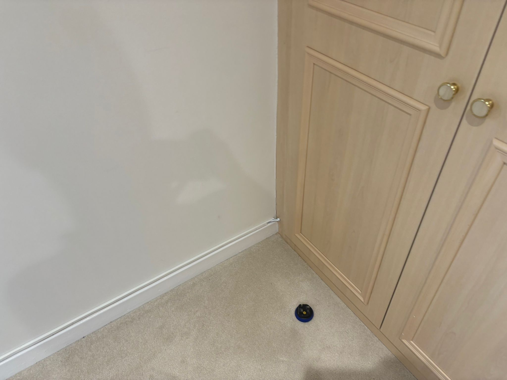 New socket installed with surface cable trunking run along skirting board — ProFix Home Services Glasgow